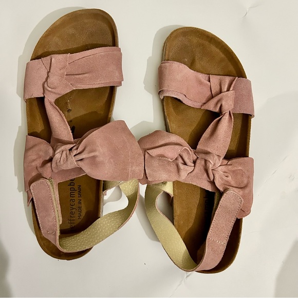 Jeffrey Campbell Rose Suede Bow Sandals - Picture 4 of 6